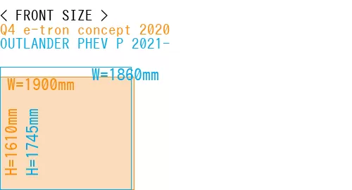 #Q4 e-tron concept 2020 + OUTLANDER PHEV P 2021-